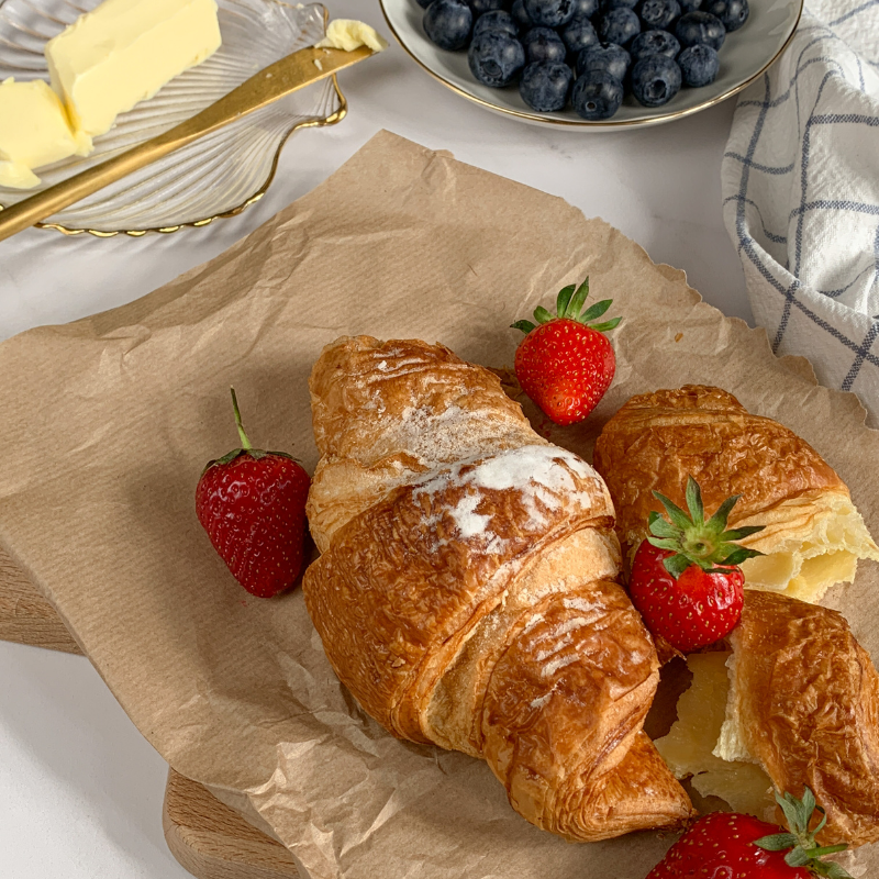 Brunch em casa: croissants