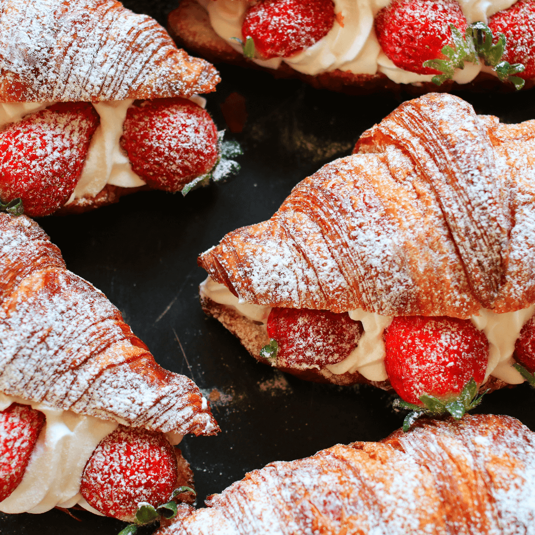 Croissant recheado tem sido um dos favoritos do momento.