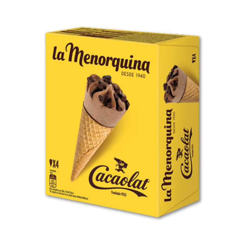La Menorquina cone cacaolat