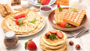 brunch: panquecas, waffles, crepes